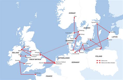 stena line route map.